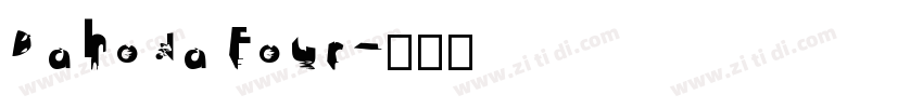 Bahoda Four字体转换